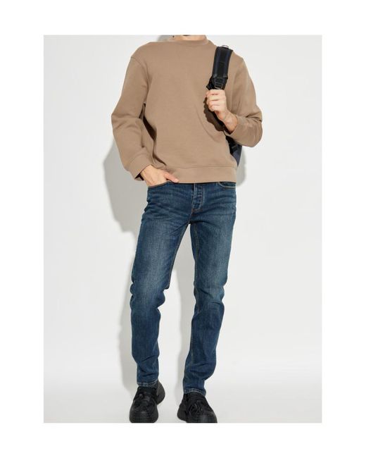 Emporio Armani Natural Sweatshirt With Logo for men