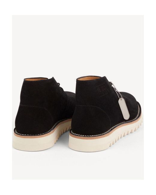 KENZO Black Desert Lace-Up Boots for men