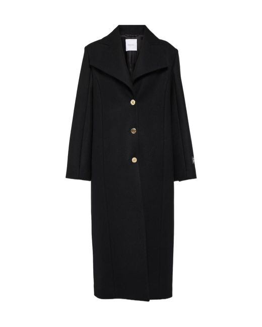 Patou Black Single-Breasted Coat