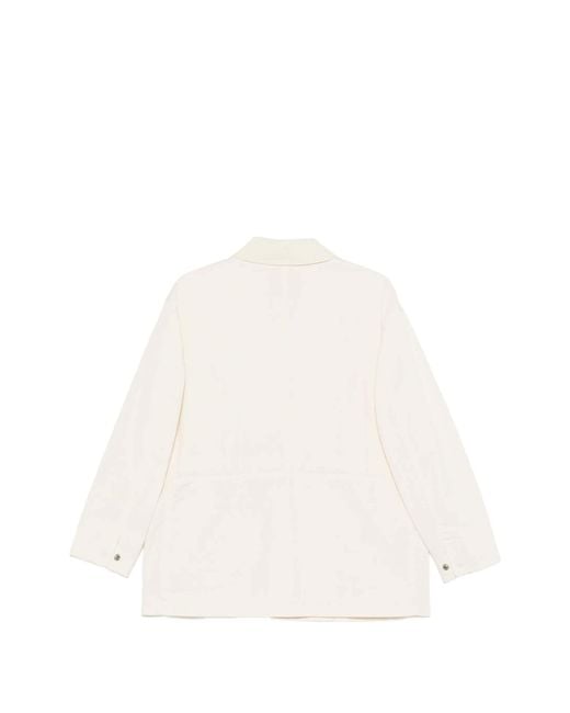 DUNST Natural Long Sleeve Jacket