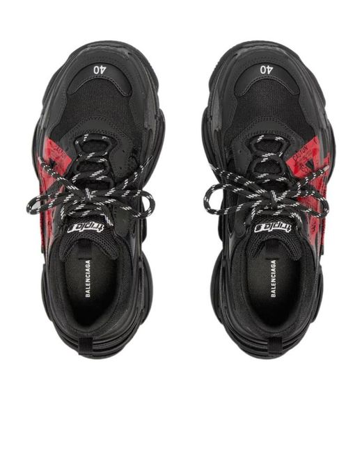 Balenciaga Red Triple S Sneaker for men