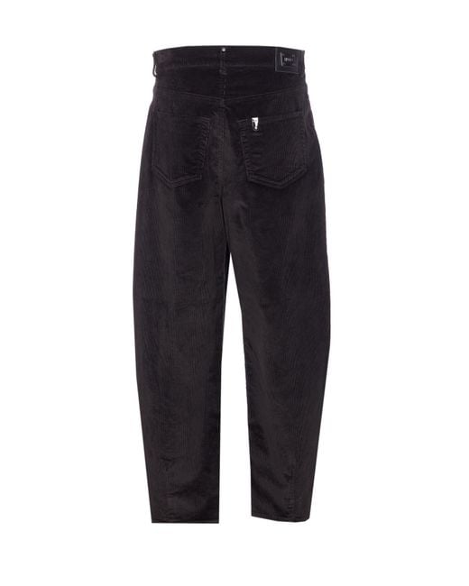 Liu Jo Blue Velvet Balloon Trousers