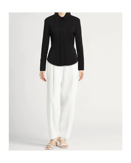 Sportmax Black Long-Sleeved Shirt