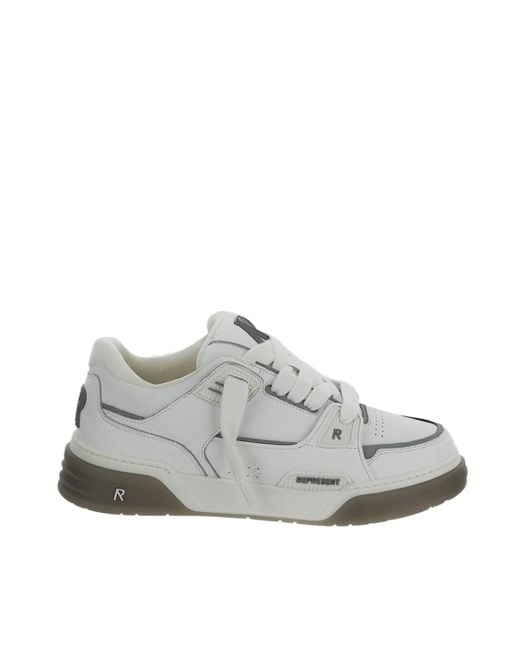 Represent Gray Studio Lace-Up Sneakers for men
