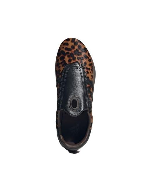 Adidas Originals Brown Taekwondo Mei Leopard Printed Sneakers