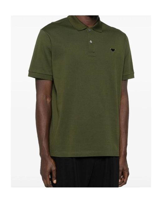 Prada Green Polo Shirts for men