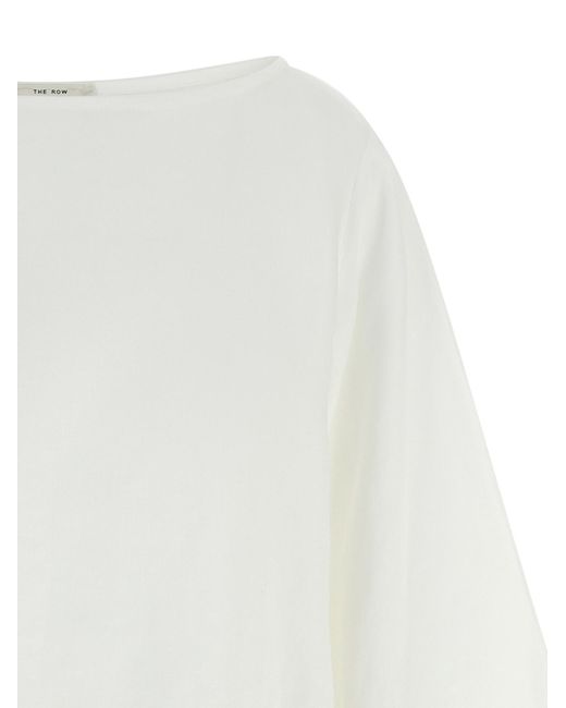 The Row White Regular Solid Top