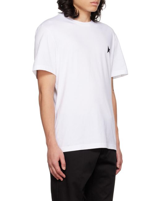 Golden Goose Deluxe Brand White Star Printed Crewneck T-Shirt for men