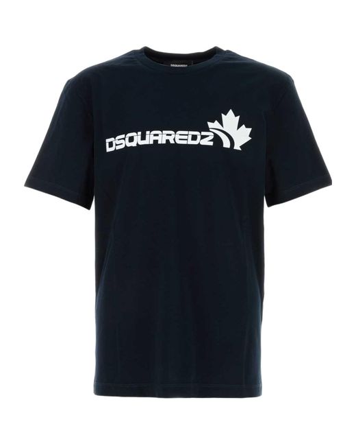 DSquared² Black Regular Fit Crewneck T-Shirt