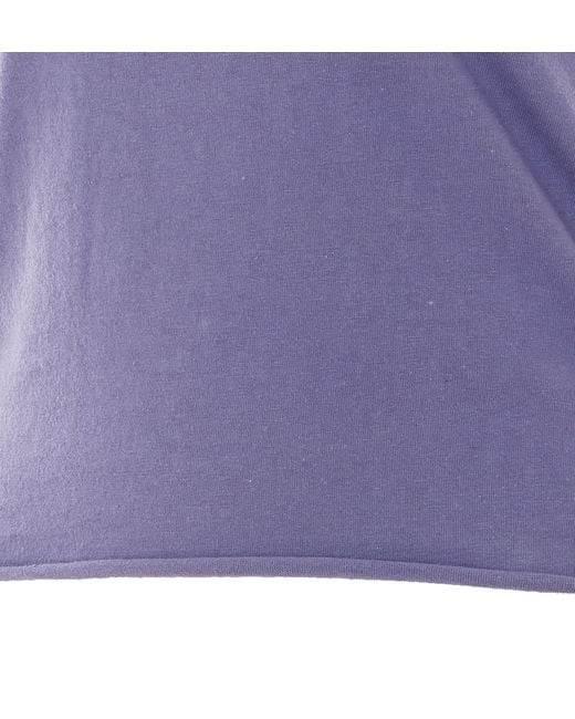 Auralee Purple Short-Sleeved T-Shirt