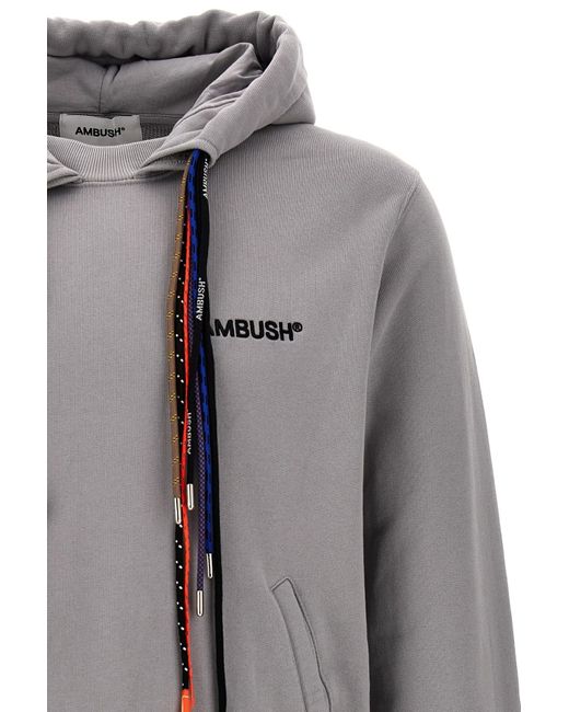 Ambush Gray 'Multicord' Hoodie for men