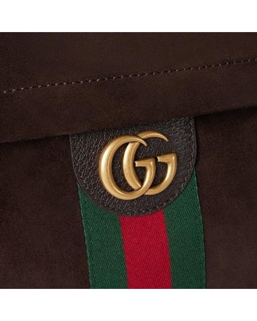 Gucci Brown Ophidia Medium Backpack for men