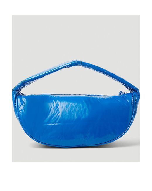 By Far Blue Cush Medium Handbag