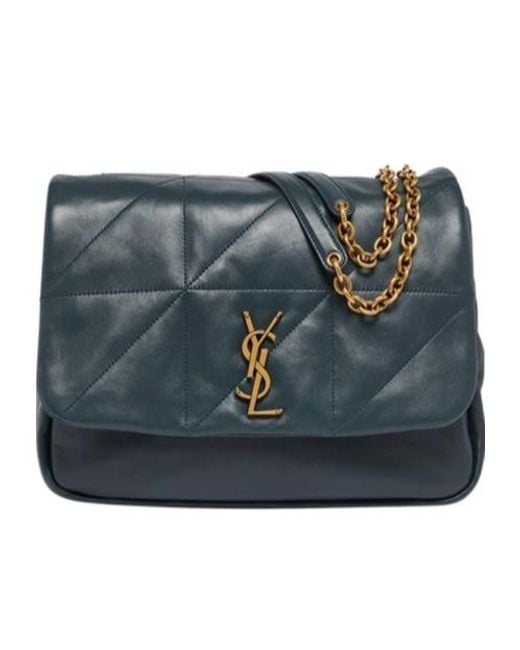 Saint Laurent Blue Jamie 4.3 Medium Shoulder Bag