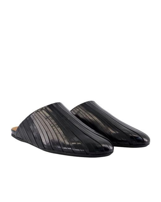 Marni Black Sabot Slip-On Sandals for men