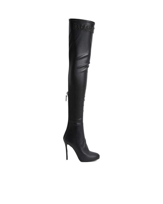 DSquared² Black Ducati X D2 Heeled Boots