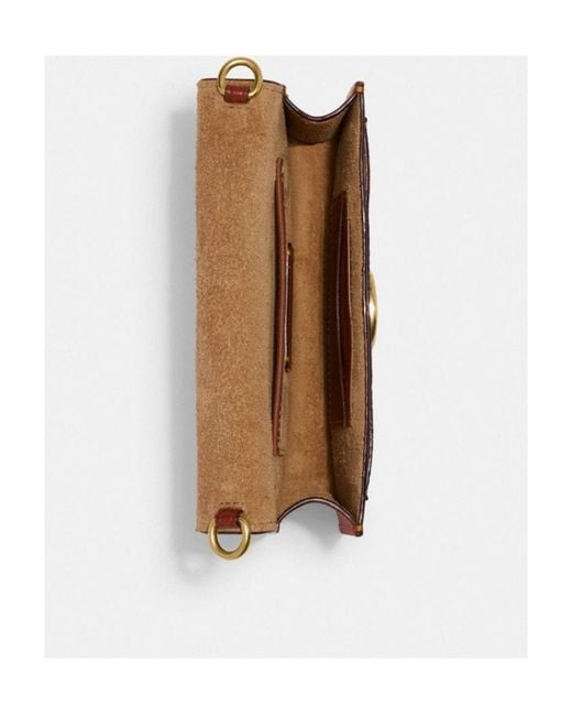 COACH Brown Tabby Crossbody Bag