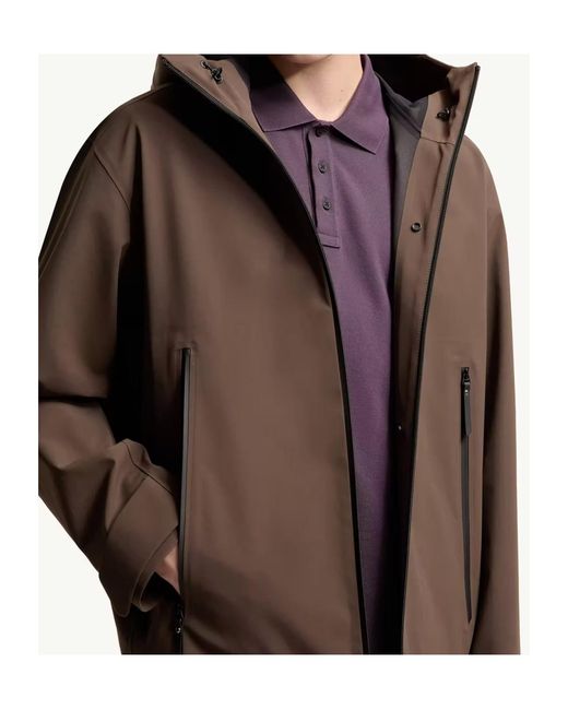 Moncler Brown Marana 3-In-1 Hooded Short Down Jacket for men