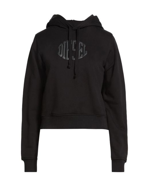 DIESEL Black Hooded Track Jacket