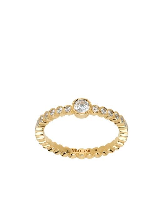 Sophie Bille Brahe Metallic Ensemble De Diamants Ring
