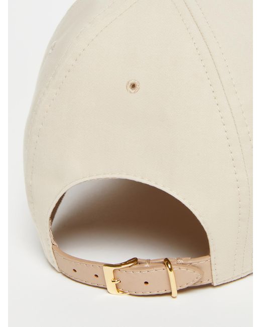 Max Mara Natural Logo Embroidered Baseball Cap
