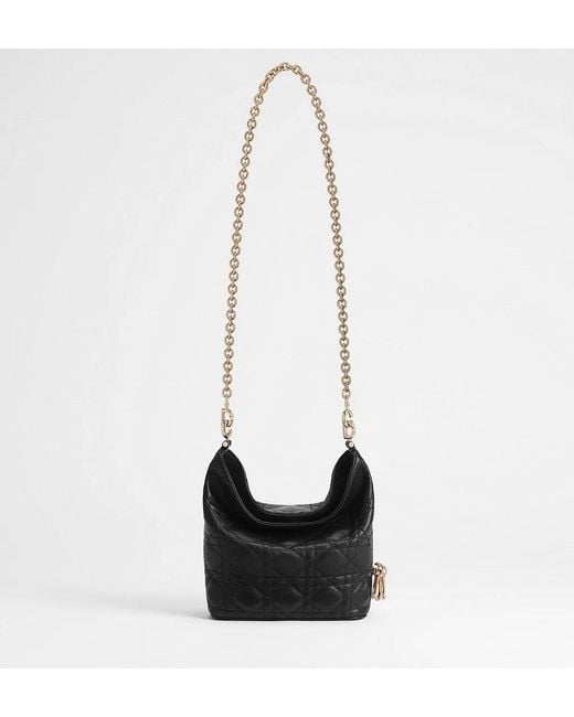 Dior Black Mini Toujours Hobo Bag