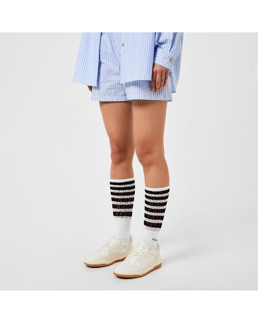 Gucci White Mac80 Leather Sneakers