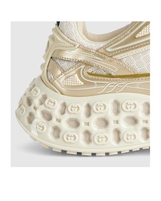Gucci Natural Cub3D Sneaker, Size 35 It