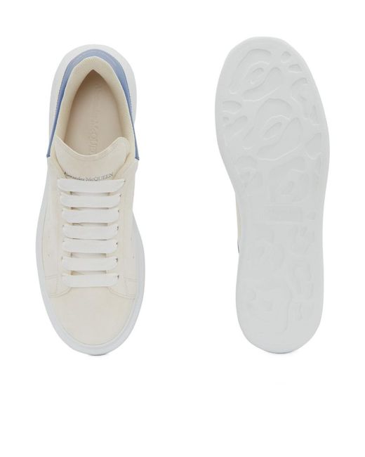 McQueen Blue Oversized Lace-Up Sneakers for men