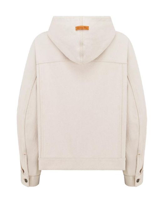 Dior Natural Oversized Hooded Jacket