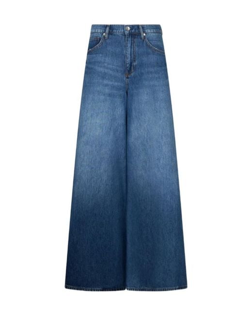 Liu Jo Blue High-Waisted Super-Flared Jeans