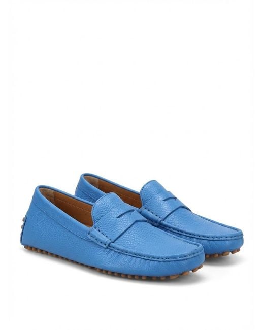 Gucci Blue Logo Leisure Business Shoes for men
