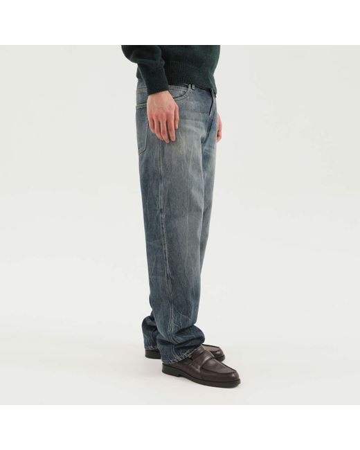 1989 STUDIO Gray Relaxed Fit Jeans for men