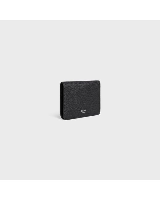 Céline Black Bi-Fold Card Holder for men