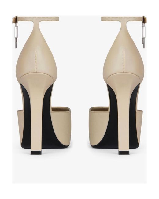 Givenchy Metallic G-Lock Platform Pumps