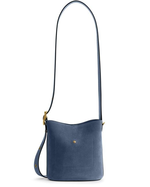 COACH Blue Bleeker 21 Bucket Bag