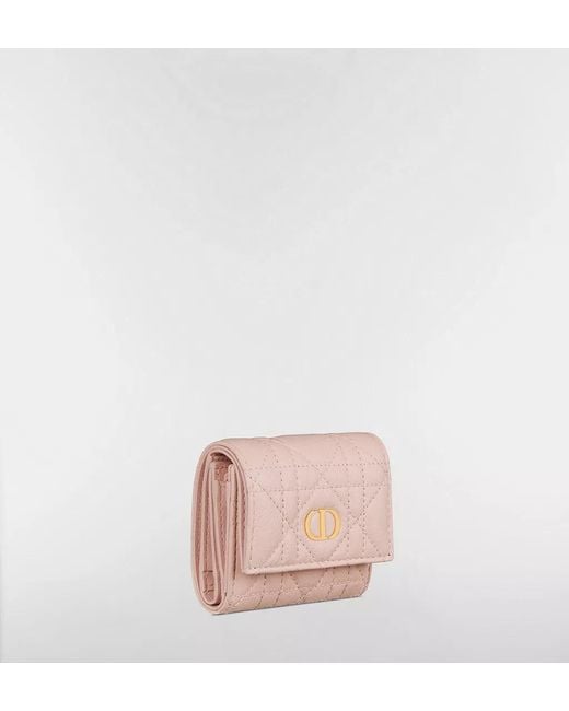 Dior Pink Caro Hibiscus Wallet