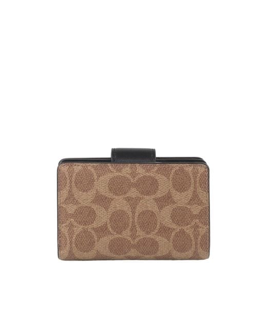 COACH Brown Bifold Wallet