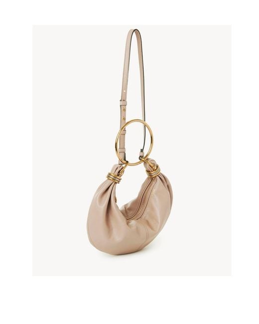Chloé White Chloé Bracelet Zipped Small Shoulder Bag