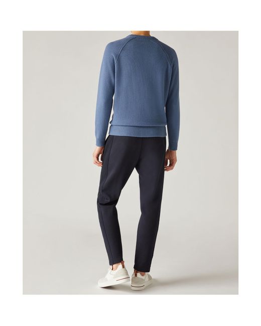 Loro Piana Blue Whitney Trousers for men