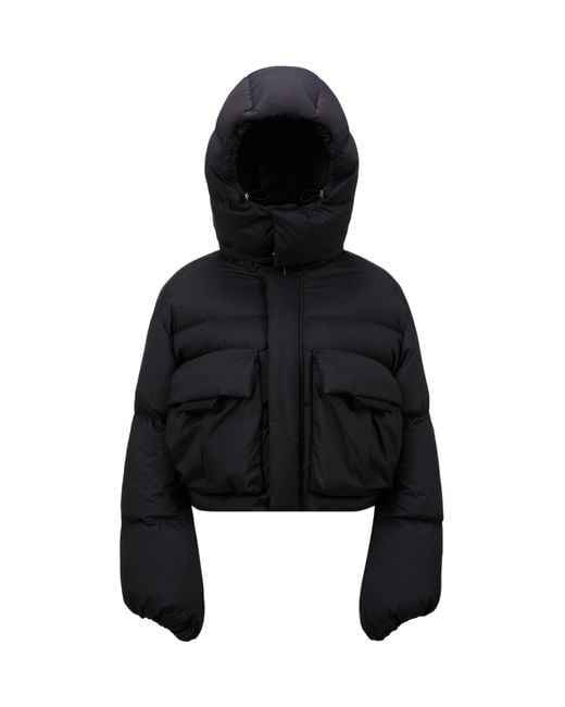 Moncler Black X Willow Smith Kar Hooded Short Down Jacket