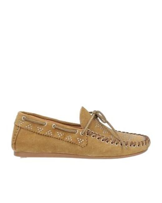 Isabel Marant Brown Suede Loafers