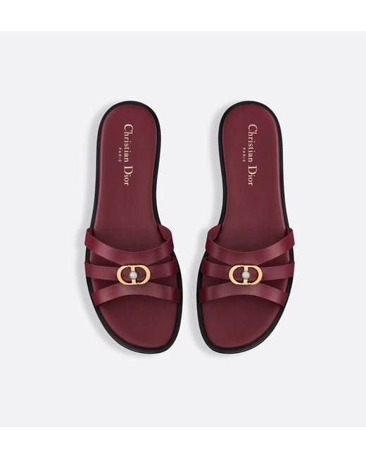 Dior Brown 30M Slide Flat Sandals