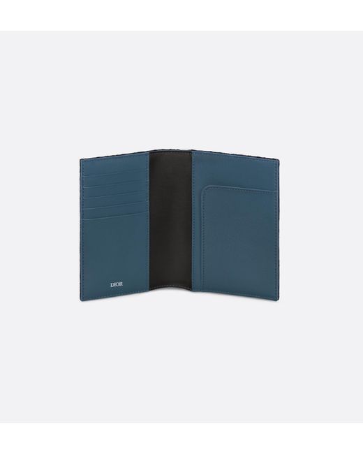 Dior Black Passport Cover for men