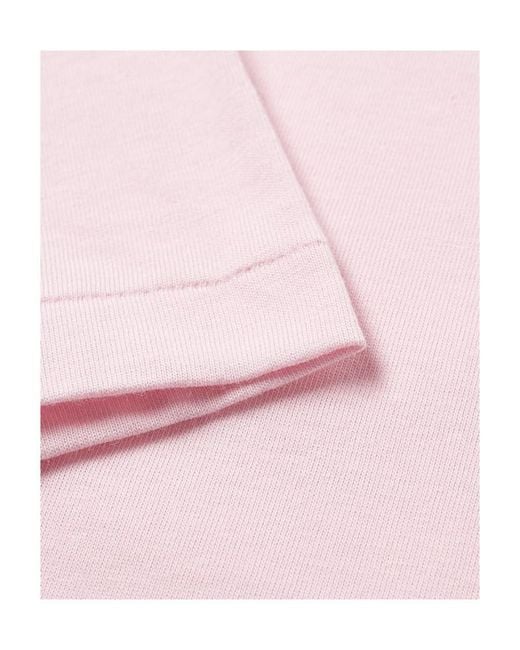 Polo Ralph Lauren Pink Logo Embroidered Crewneck T-Shirt for men