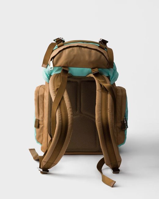 Prada Green Medium Re-Nylon Backpack for men