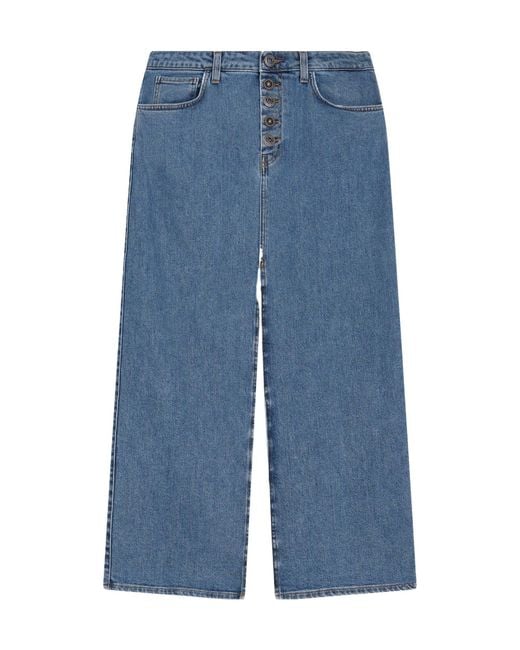 Dondup Blue Belt Loop Jeans