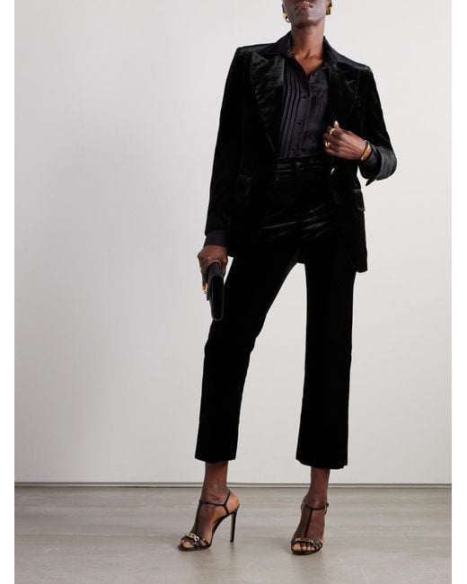 Tom Ford Black Wool Blend Suit Jacket