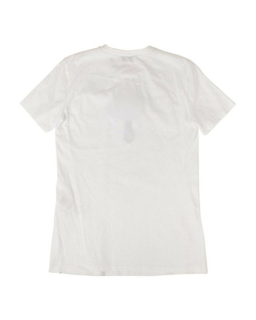 Fendi White X Karl Lagerfeld T-Shirt With Round Neck