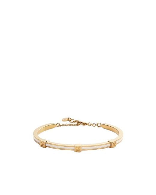 Fendi White Forever Bracelet